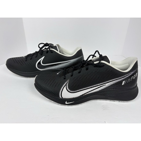 NWOB Nike Vapor Edge Pro Turf Football Shoes Black/White CD0086-001 Men\'s Sz 12. main image 6